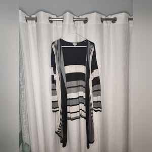 Avenue Open Cardigan - Stripe